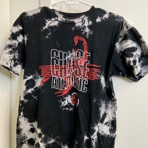Acid Wash Tie Dye Chase Atlantic Band Tee Shirt